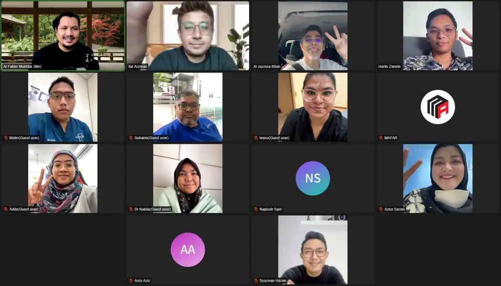 [Gambar Tangkapan Skrin Peserta Zoom 2]